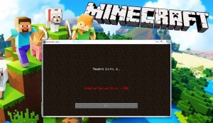 Minecraft internal server error 500