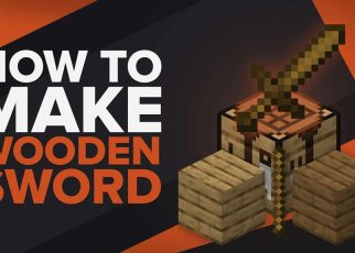 Make Wooden Sword in Minecraft