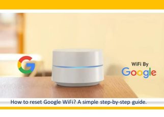 Reset Google Wifi