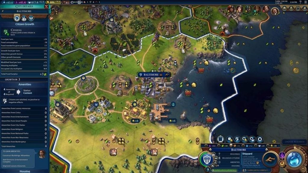 Resource allocation charts and strategy planning elements from popular struggle simulation video game
