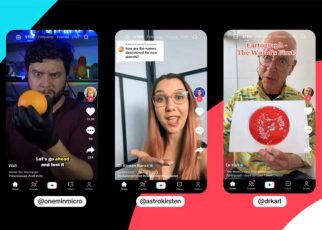 Vibrant TikTok video feed showing diverse users engaging with a branded challenge for increased visibility.