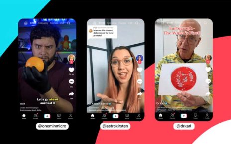 Vibrant TikTok video feed showing diverse users engaging with a branded challenge for increased visibility.