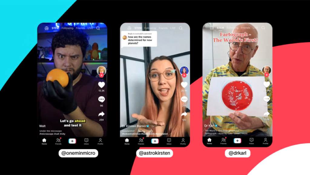 Vibrant TikTok video feed showing diverse users engaging with a branded challenge for increased visibility.