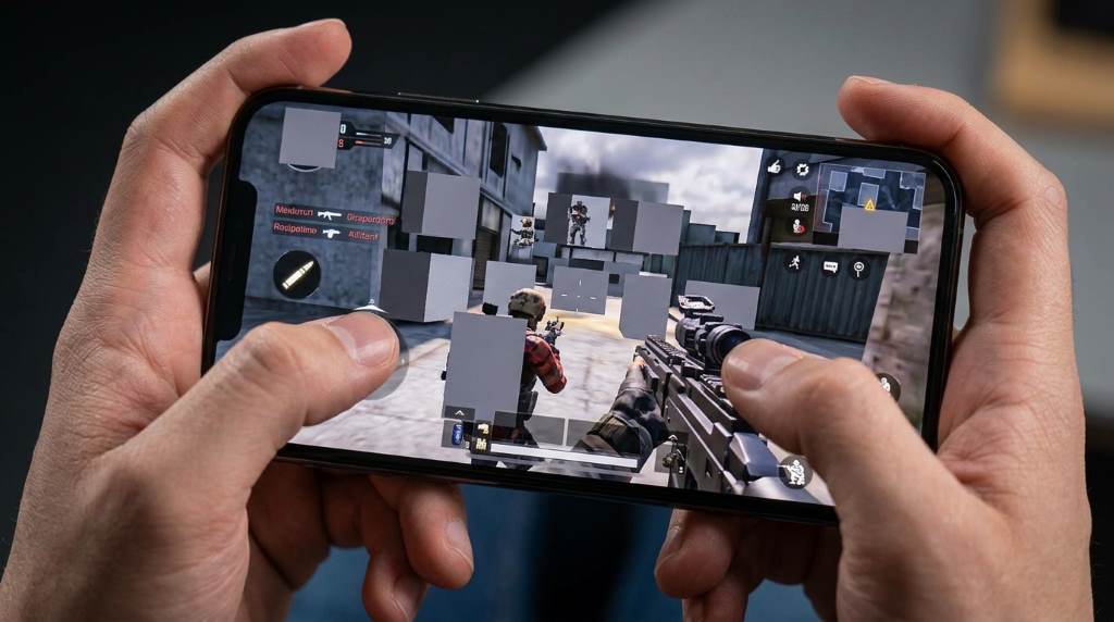 Mobile gamer troubleshooting image loading issues