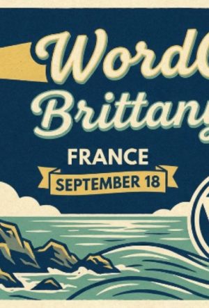 WordCamp Brittany 2026 event poster with September 18 date in France