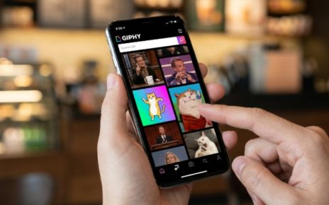 Step-by-step guide showing how to post a GIF on Instagram using a smartphone