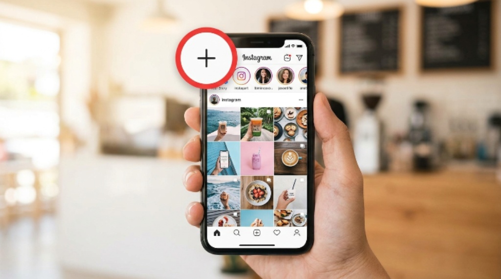 Beginner following simple steps to share GIFs on Instagram Stories and DMs