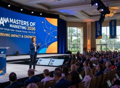 ANA Masters of Marketing 2026 conference at Rosen Shingle Creek Orlando Florida